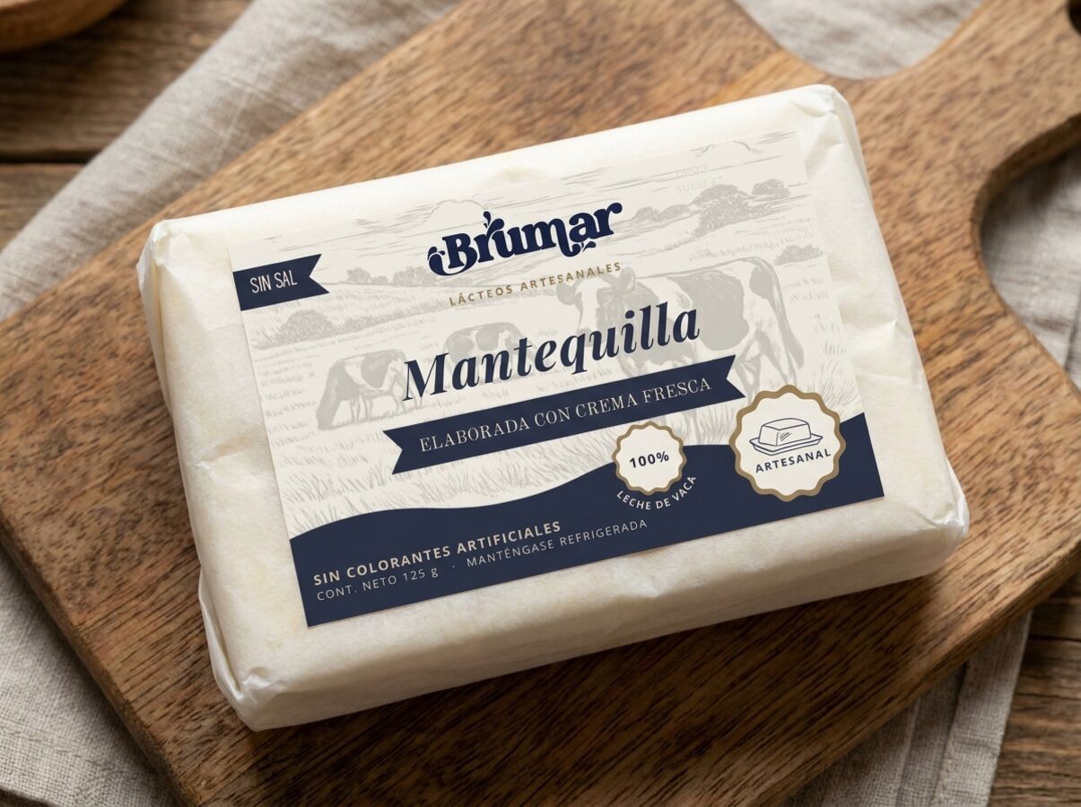 Mantequilla artesanal BRUMAR
